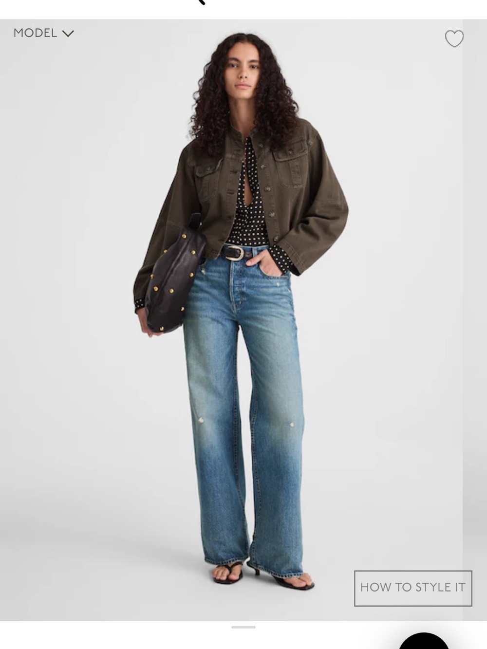 Madewell low slung baggy 28 like new - Picture 6 of 6